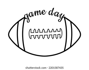 Game day t-shirt design vector