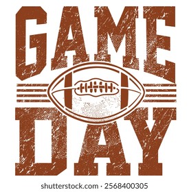 game day vector design for t shirt