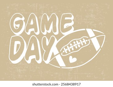 game day vector design for t shirt