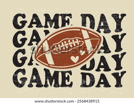 game day vector design for t shirt