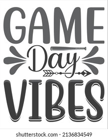 game day vibes softball logo inspirational positive quotes,motivational,typography,lettering design