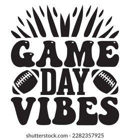 Game Day Vibes t-shirt design vector file