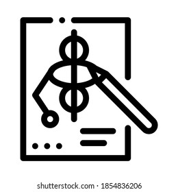 game design icon vector. game design sign. isolated contour symbol illustration