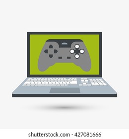 Game design. Technology icon. Isolated illustration