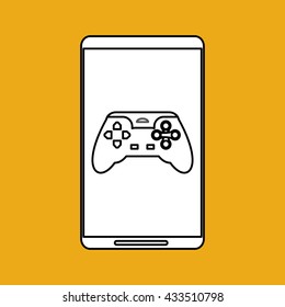 Game design. Technology icon. Isolated illustration , vector