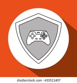 Game design. Technology icon. Isolated illustration , vector