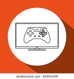 Game design. Technology icon. Isolated illustration , vector