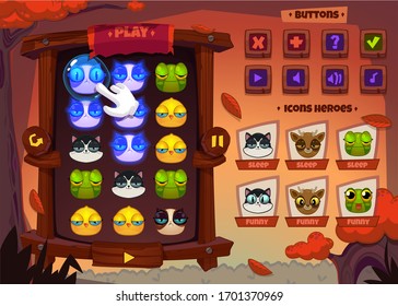 Game design - UI Kit vector