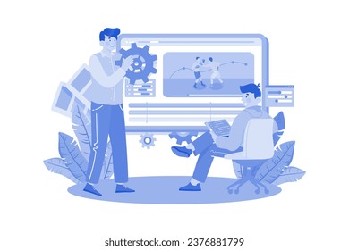 Game Designer conceptualizing game characters and levels