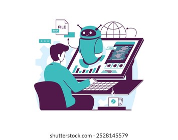 Game Developer working with a chatbot to develop software using PHP and Java.