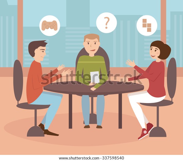 Game Developers Vector Isolated Illustration Cartoon Stock Vector ...