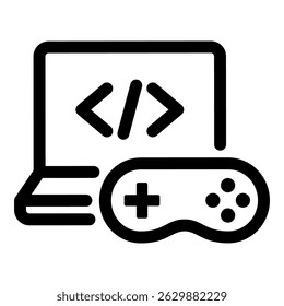 Game Development Simple Vector Icon Collection