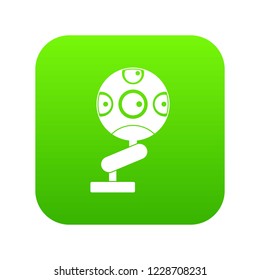 Game device icon digital green for any design isolated on white vector illustration