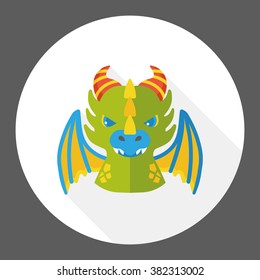 Game devil flat icon