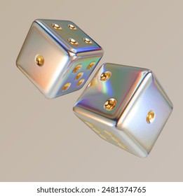 game dice 3d vector casino