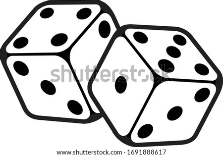 Game dice in flight Casino dice Stock photo © 