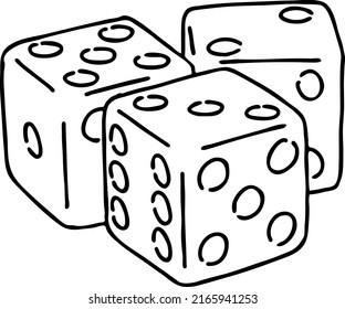 11,647 Dice drawing Images, Stock Photos & Vectors | Shutterstock