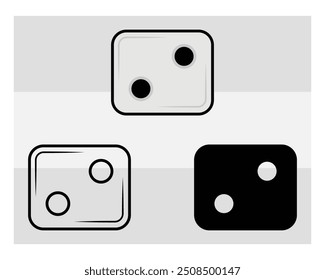 Juego Die, Dice Silhouette, Dice Vector, Clipart, eps, juego,