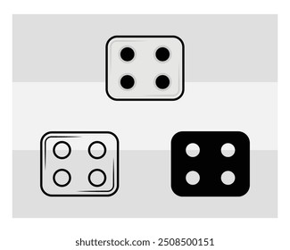 Juego Die, Dice Silhouette, Dice Vector, Clipart, eps, juego,