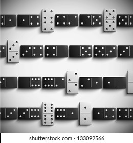 Game domino background. Eps 10