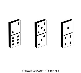 Game of a dominoes for rest and entertainment