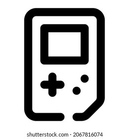 juego para icono electrónico lineal