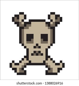 Game element pixel art set