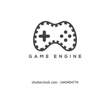 Game Engine logo, Game logo design