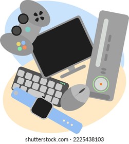 Game equipment, joystick and console and mouse