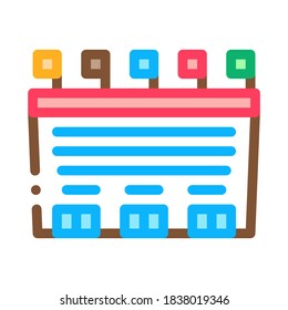 Game Fields Top View Icon Vector. Outline Game Fields Top View Sign. Isolated Contour Symbol Illustration