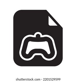 Game Files Icon Solid Style