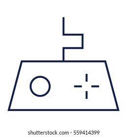 Game Flat minimal icon vector