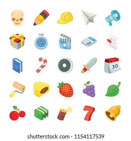 
Game Flat Vector Icons Pack
