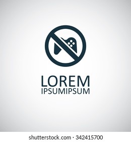 game forbidden icon, on white background