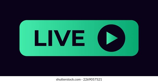 Game frame. Stream overlay banner with button UI template. Futuristic live interface. Isolated streaming show graphic. Vector square digital element
