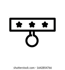 game fun gift icon in flat style isolated. Vector Symbol illustration.