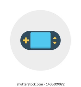 game gadget glyph flat vector icon