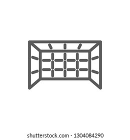 Game gate line icon.