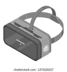 Game goggles icon. Isometric of game goggles vector icon for web design isolated on white background