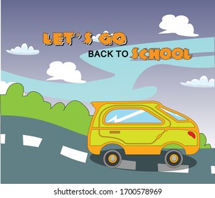 game graphic cartoon game background nice with road back to school ,cartoon background blue sky with trees