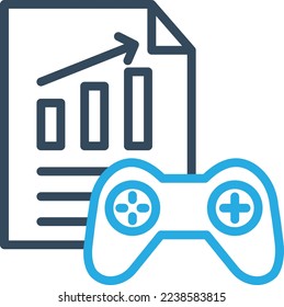 Game Growth Vector Icon which is suitable for commercial work and easily modify or edit it