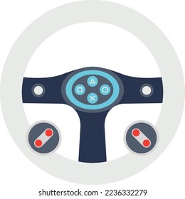 Game Handle Vector Icon which is suitable for commercial work and easily modify or edit it
