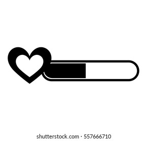 game heart isolated icon vector illustration design