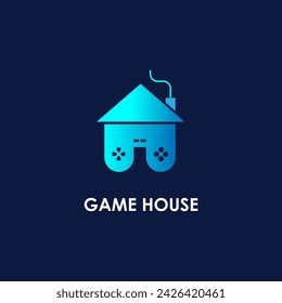 Game House Logo Symbol Vector