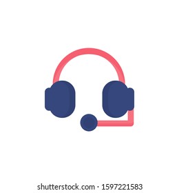 game icon design flat style part 4 headset