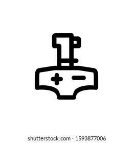 game icon design line style part 7 joystick 