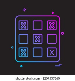 Game icon design vector