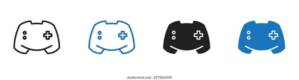 Game icon Flat line symbol