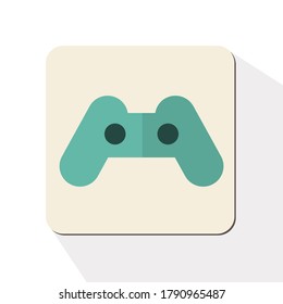 
game icon. flat style illustration of game sign