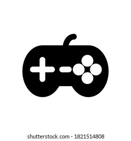 Game icon with glyph style vector for your web design